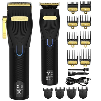 KIKIDO hair clippers for men ,Cordless Hair Clippers ,Barber Clippers Hair Cutting Kit ,Electric T-Blade Trimmer, Gifts for Him