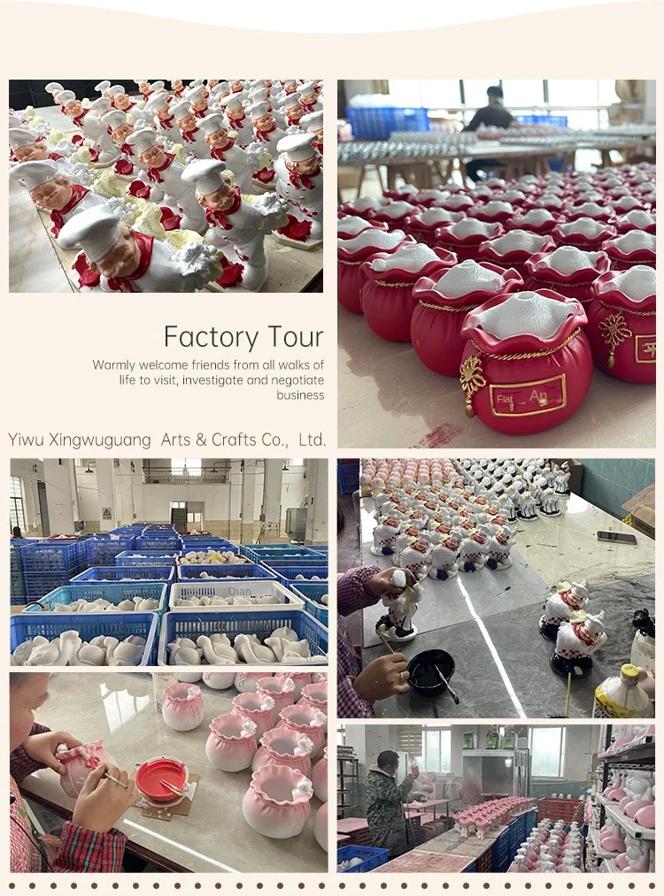 Pig Park Mini Table Decorative Ornaments Cartoon Cute Resin Craft Car