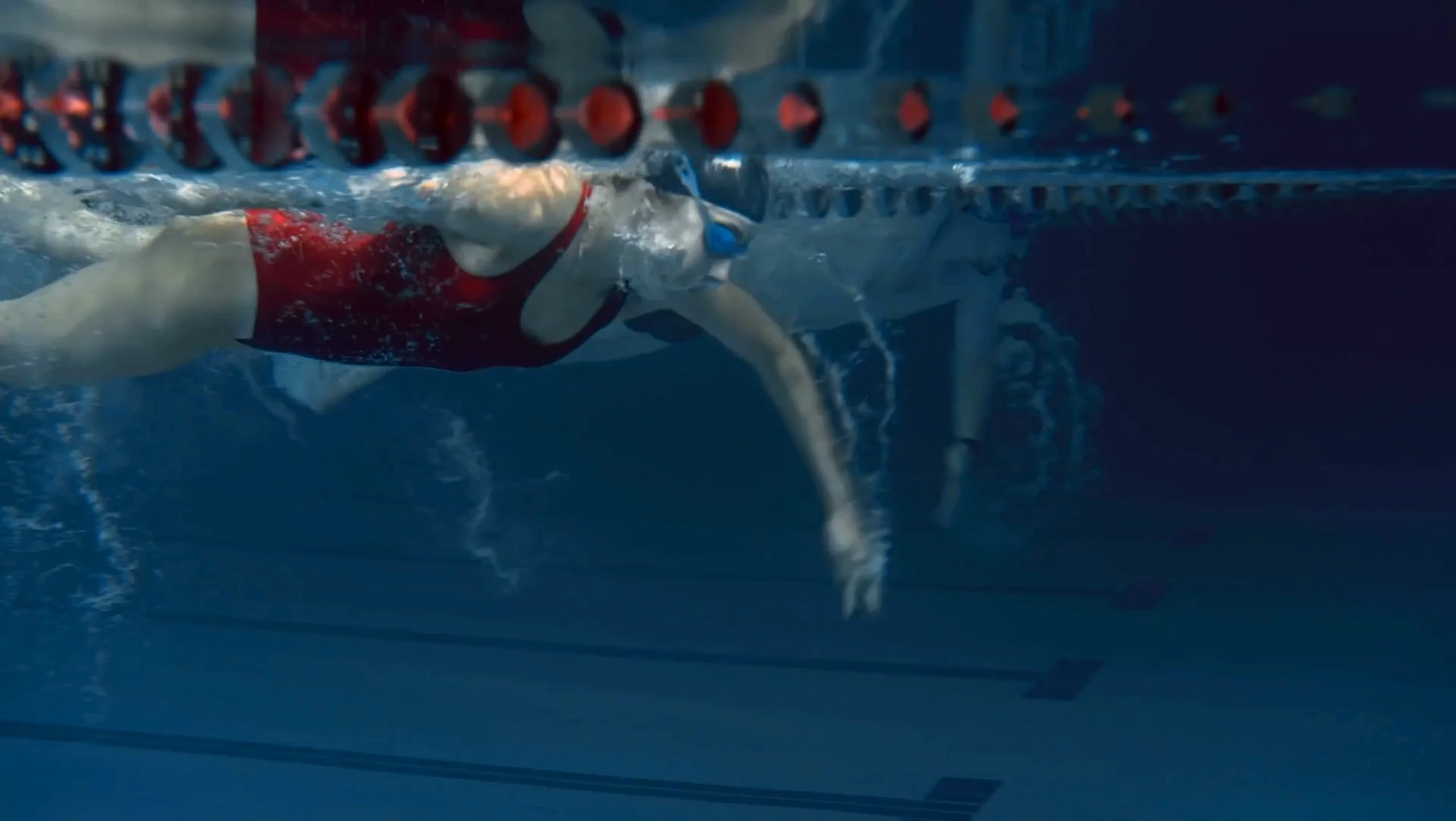 Hd 50m Underwater Camera With Three Cameras For Swimming Training And