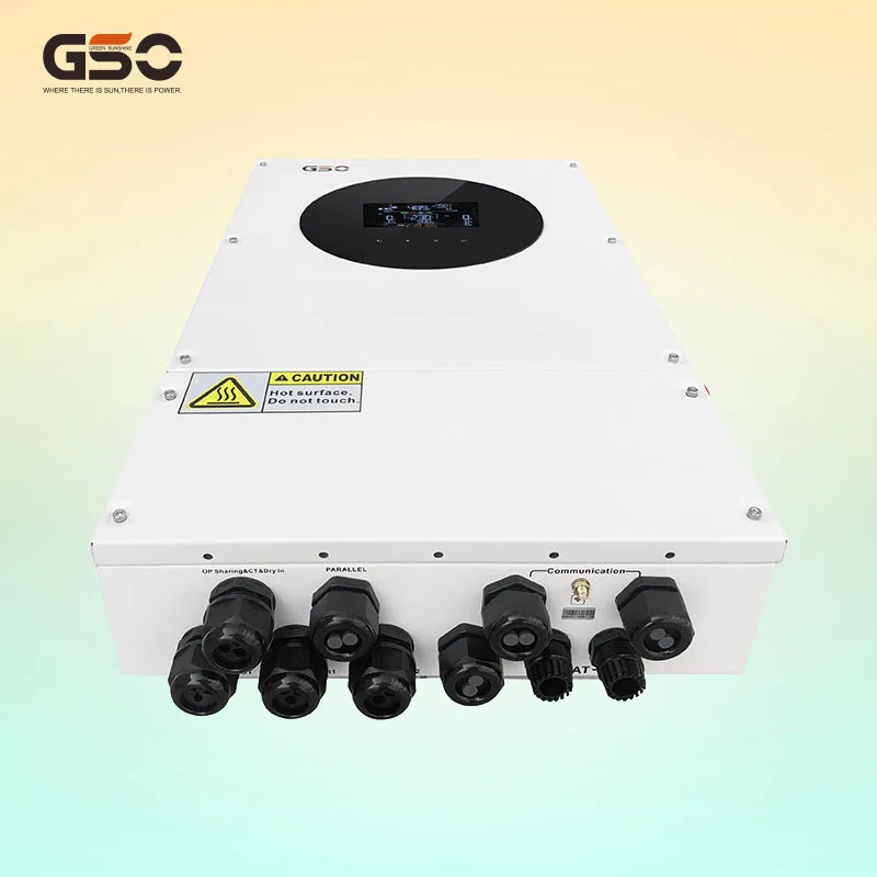 GSO Dependable Performance Hybrid Inverter Solar Inverter Mppt Solar 6000 Watt Pure Sine Wave Single Phase Inverter