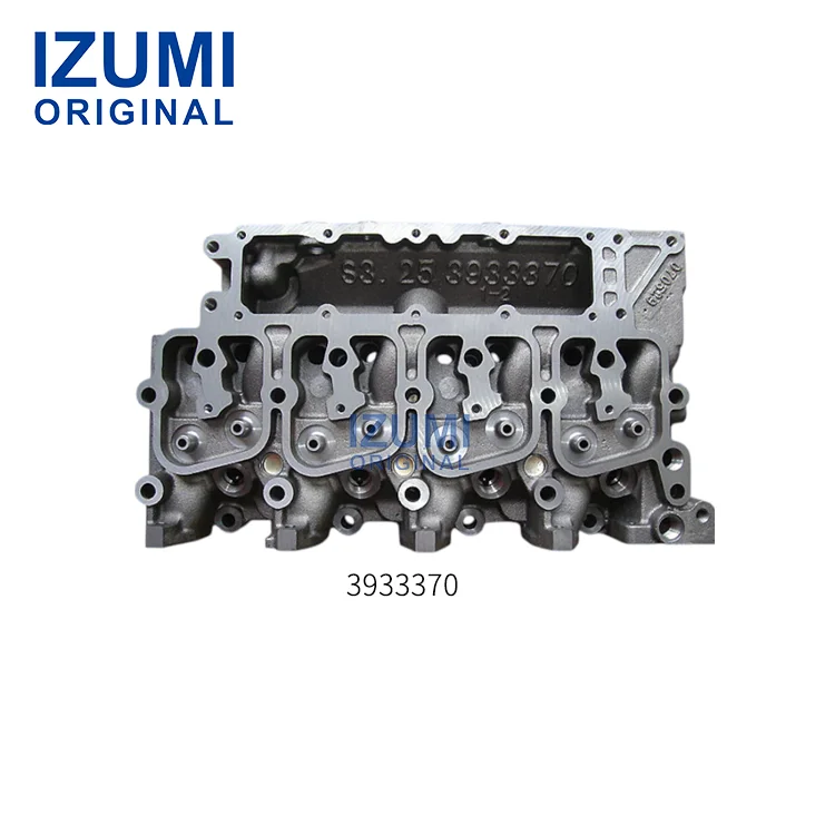 Αυθεντικό διζελοκινητήριο εξάρτημα IZUMI για κινητήρες Cummins 4B, 4BT, 4B3.9, 4BT3.9 – Κεφαλή κυλίνδρου 4-κύλινδρου διζελοκινητήρα 3933370