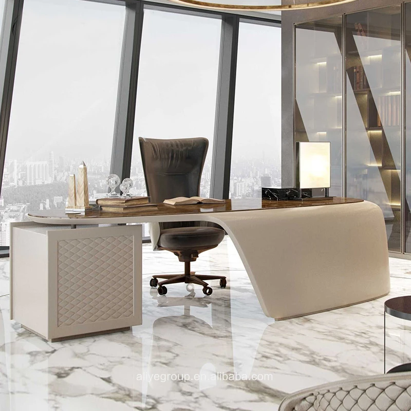 Italian Design Office Desk Luxury Modern Marble Top Office Desk - Buy ...