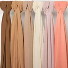 chiffon hijab Muslim Scarf For Women Solid lot Islamic NEW Fashion Factory wholesale abaya telekun heavy hijabs Shawl