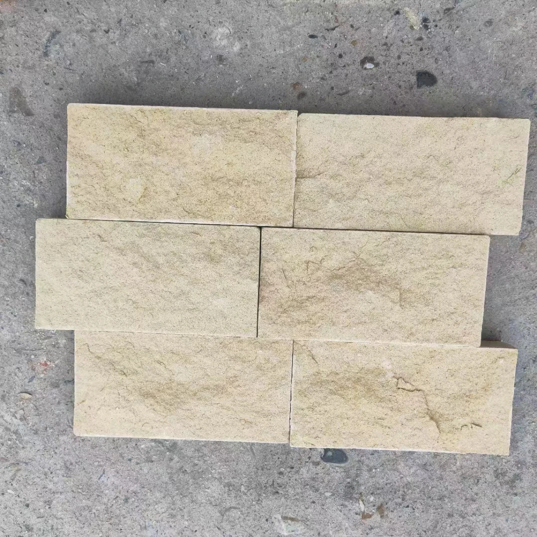 Factory Natural Sandstone Wall Cladding Panels  Exterior Decorative Culture Stone Mushroom Beige Sandstone