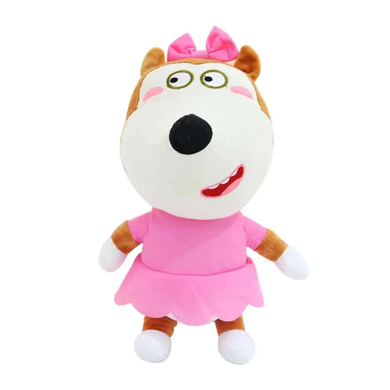 Wholesale 8pcs/lot Big size 30cm Cartoon Wolfoo Plush Toys Cute Animal Wolf  Family Lucy Stuffed Doll Toy Gifts for Boys Girls - AliExpress