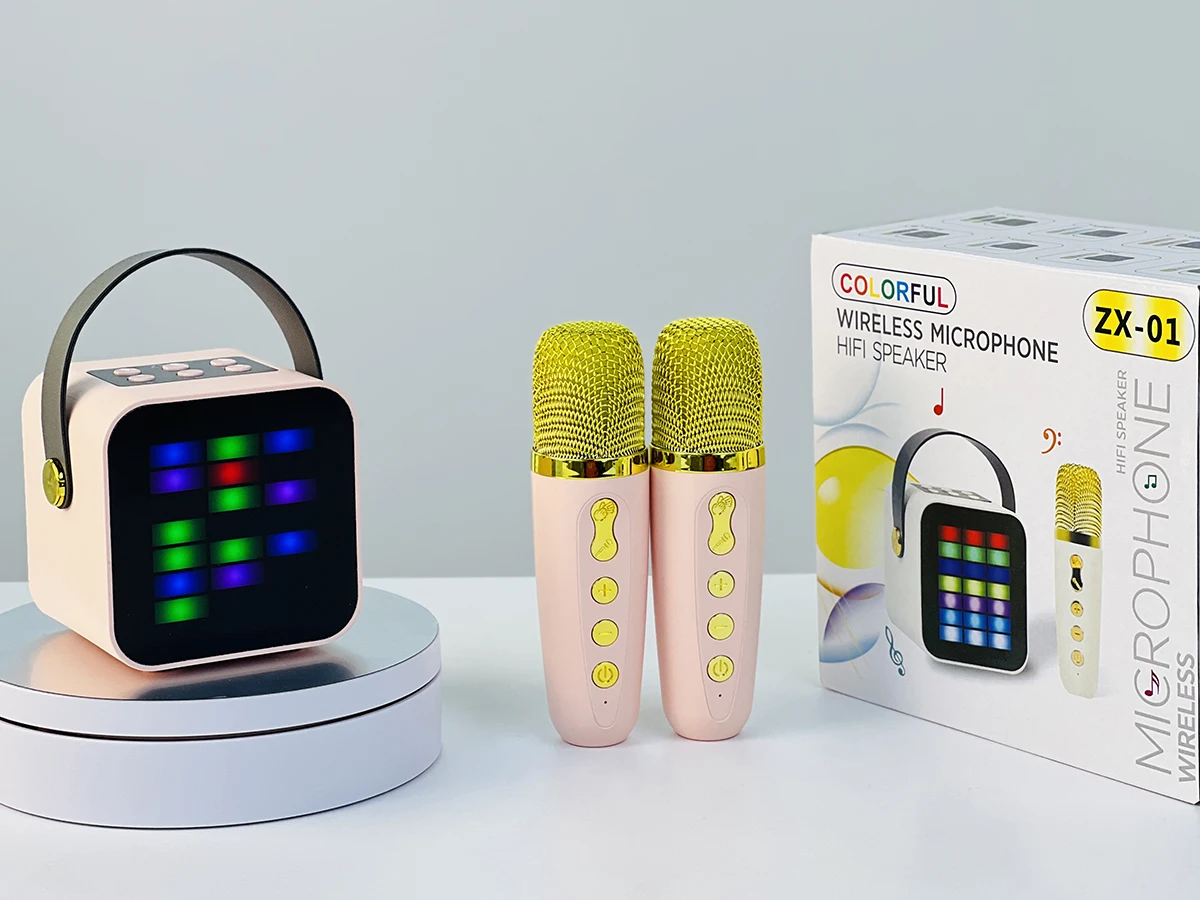 wireless speaker❤️ ZX-01 Microphone Handheld Speaker - Perfect for Outdoor Party