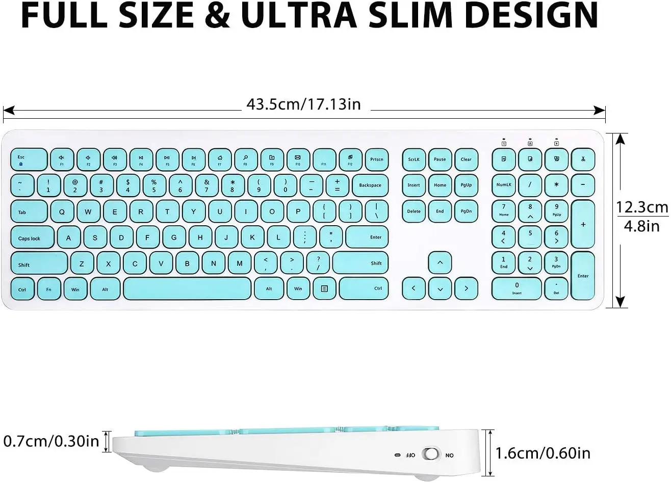 Keyboard sizes