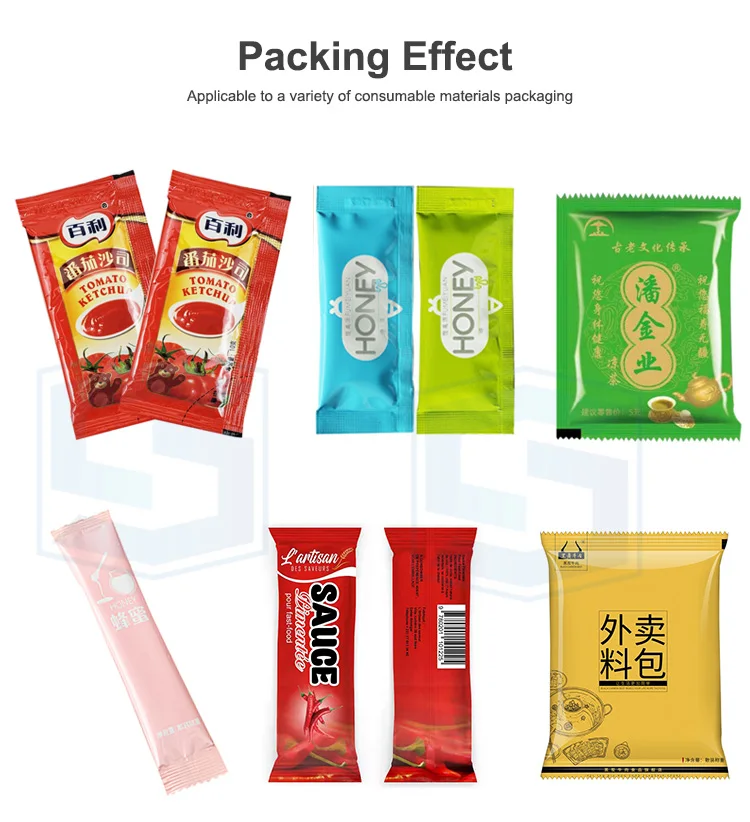 Auto Mini Liquid Stick Butter Packing Wrapping Machine for Small Business