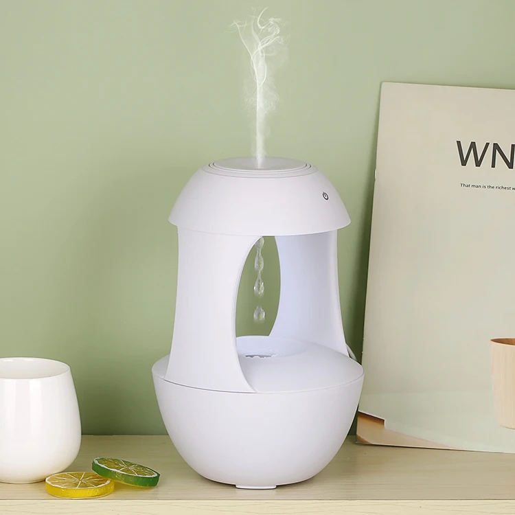 Anti Gravity Water Drop Aroma Diffuser Single Arm New Design Anti-gravity Air Humidifier Yoga Diffuser