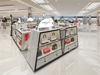 Source LUX Customized Retail Display Bags Mall Kiosk Design For Handbags on  m.