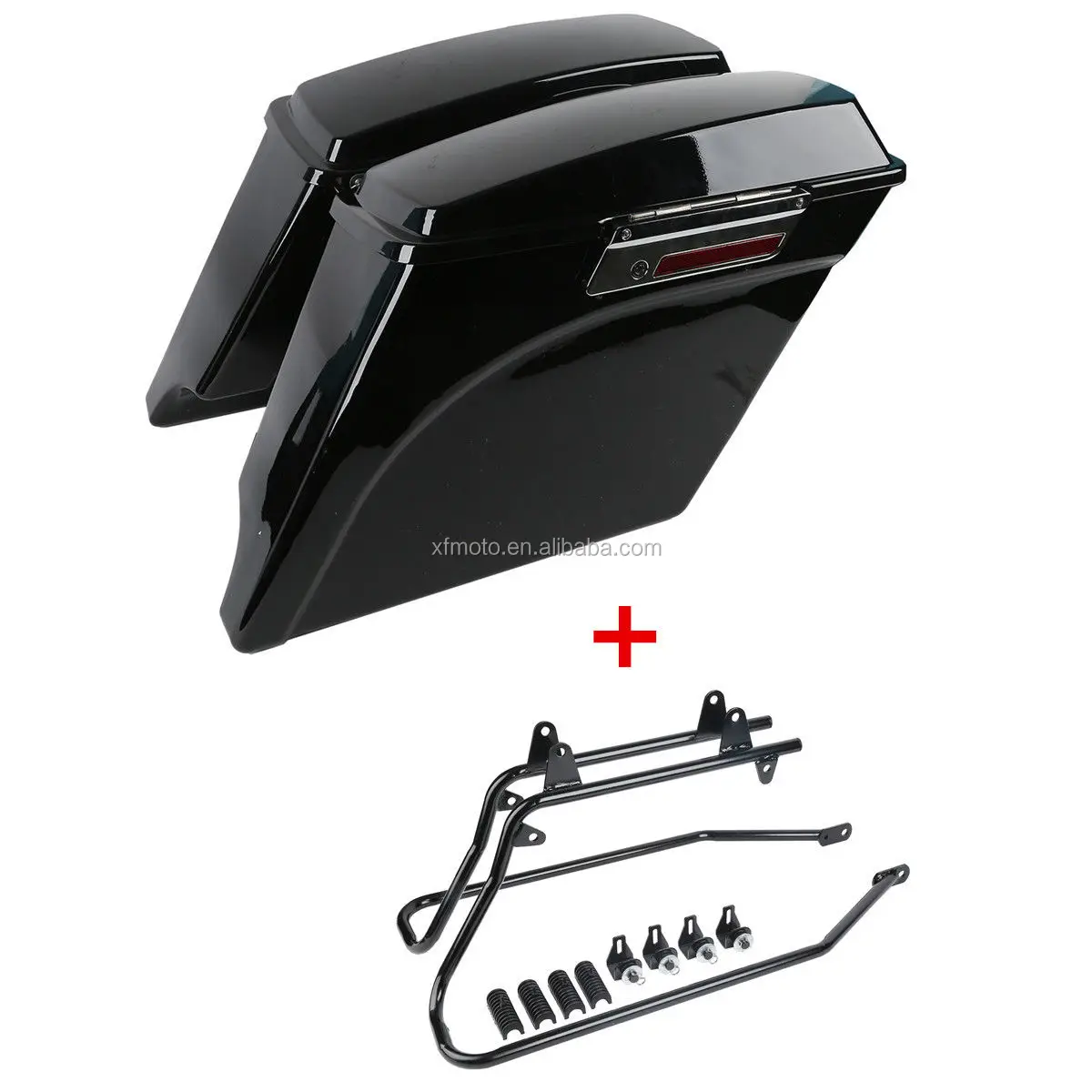 Saddlebag Conversion Brackets For Harley Softail Heritage Deluxe Fatboy 1984-2013