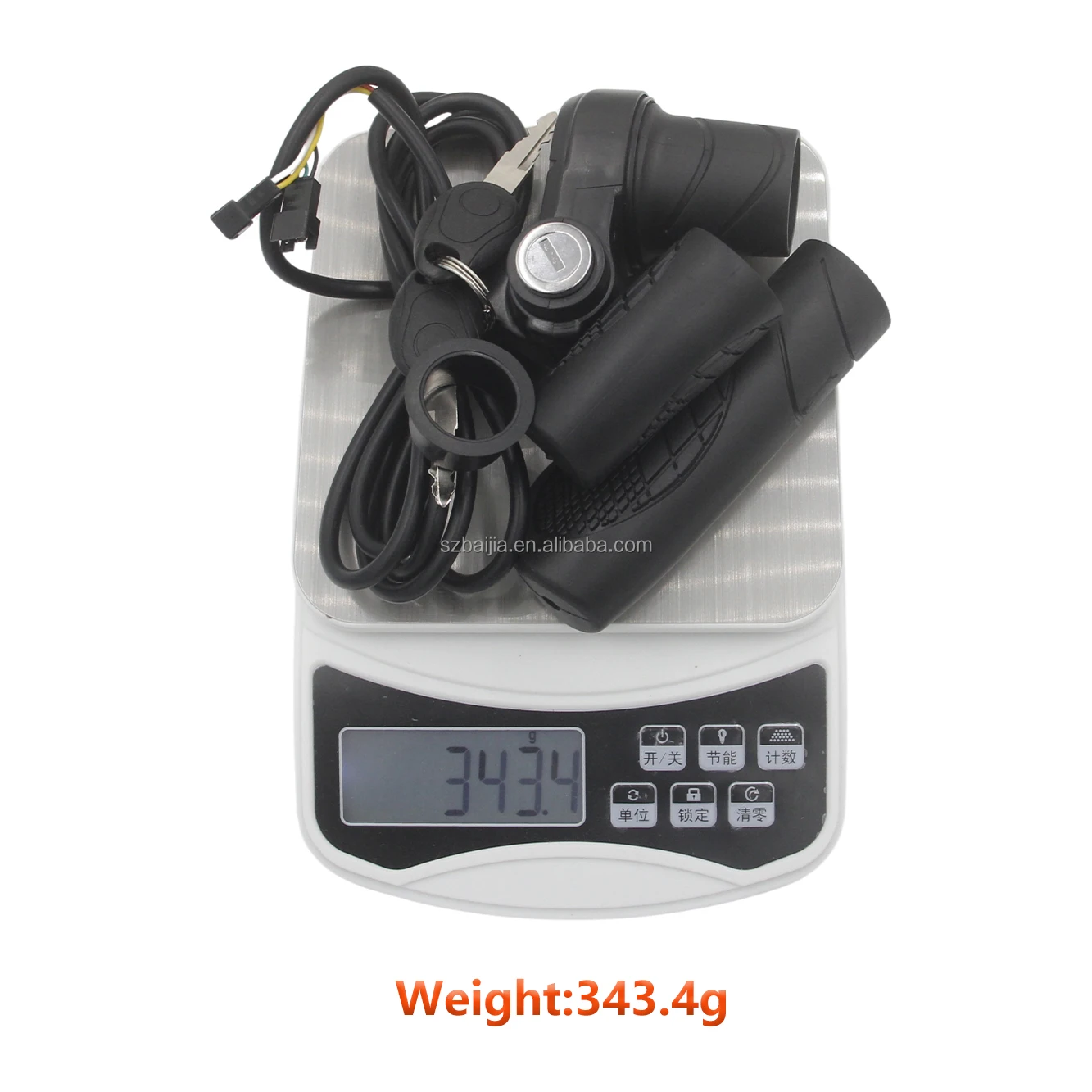 Universal Electric Hub Motor Kit Twist Throttle Half-Bar Throttle with Electric Lock for electric scooter E-Bike & Thumb Bicycle