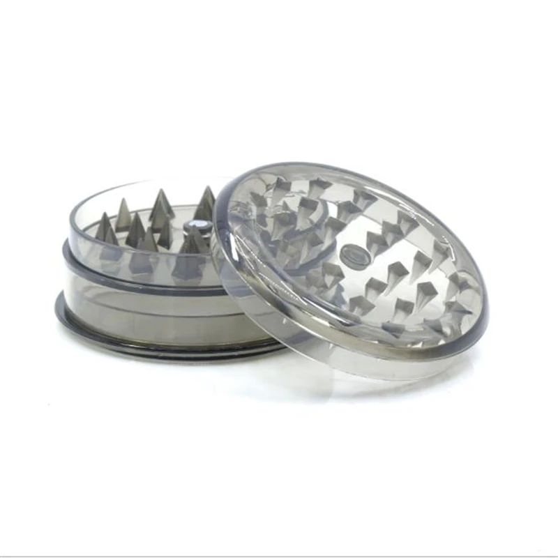 Broyeur à herbes en plastique 60MM 3 parties dents de requin magnétique broyeur à épices accessoires pour fumer Broyeur à herbes en plastique 60MM 3 parties dents de requin magnétique broyeur à épices accessoires pour fumer