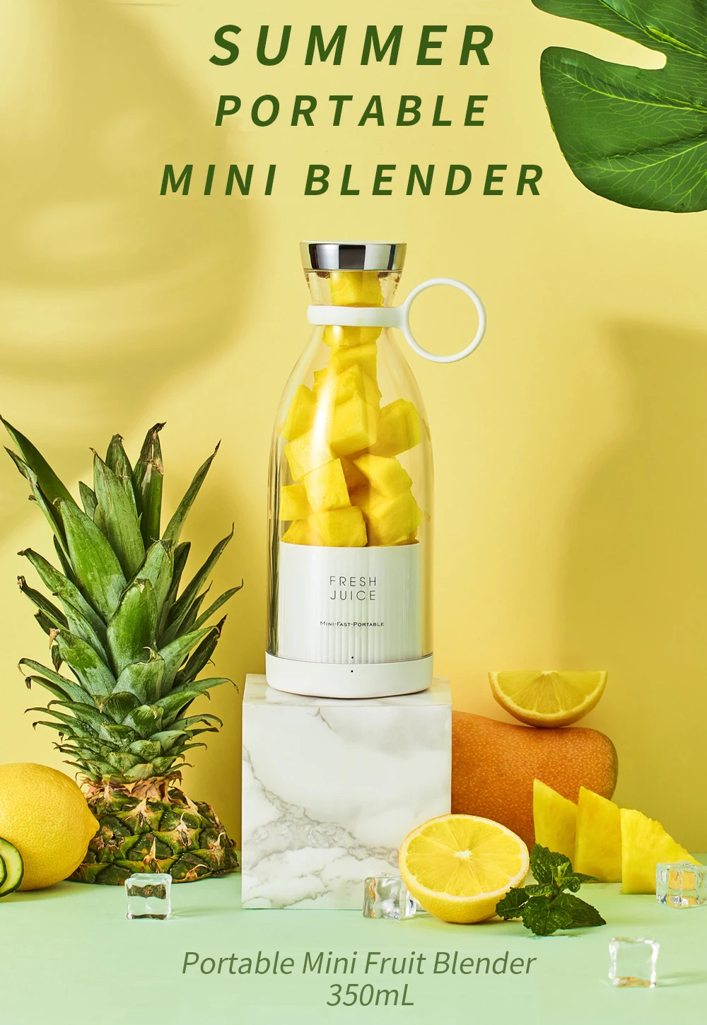 4 Blades 350ml Portable Juicer Blender As Seen On Tv Mini Juicer Blender -  Buy Mini Blender Juicer,As Seen On Tv Juicer Blender,Juicer Blender Product  on Alibab…