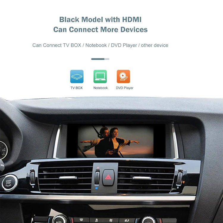 Android Auto Multimedia Video Interface Built-In YouTube  F10 F30 Apple Carplay Module NBT for BMW 2013-2018