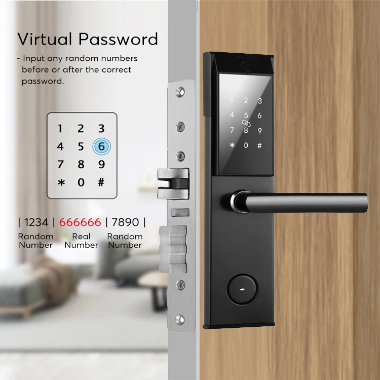 High Security Anti Theft Smart Lock Door Digital Intelligent Electronic WiFi TTLock Door Lock for Home