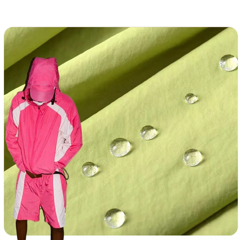 Fast Supplier Crinkled Taslan Fabric Wrinkle 120gsm Polyamides