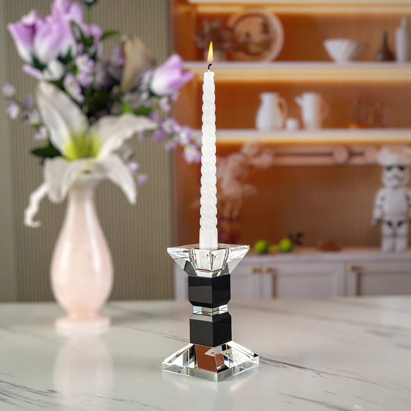 Small Bridge Regular Shaped High-end Luxury Home Decoration Candle Holder, Wedding Christmas Decoration Candle Holder