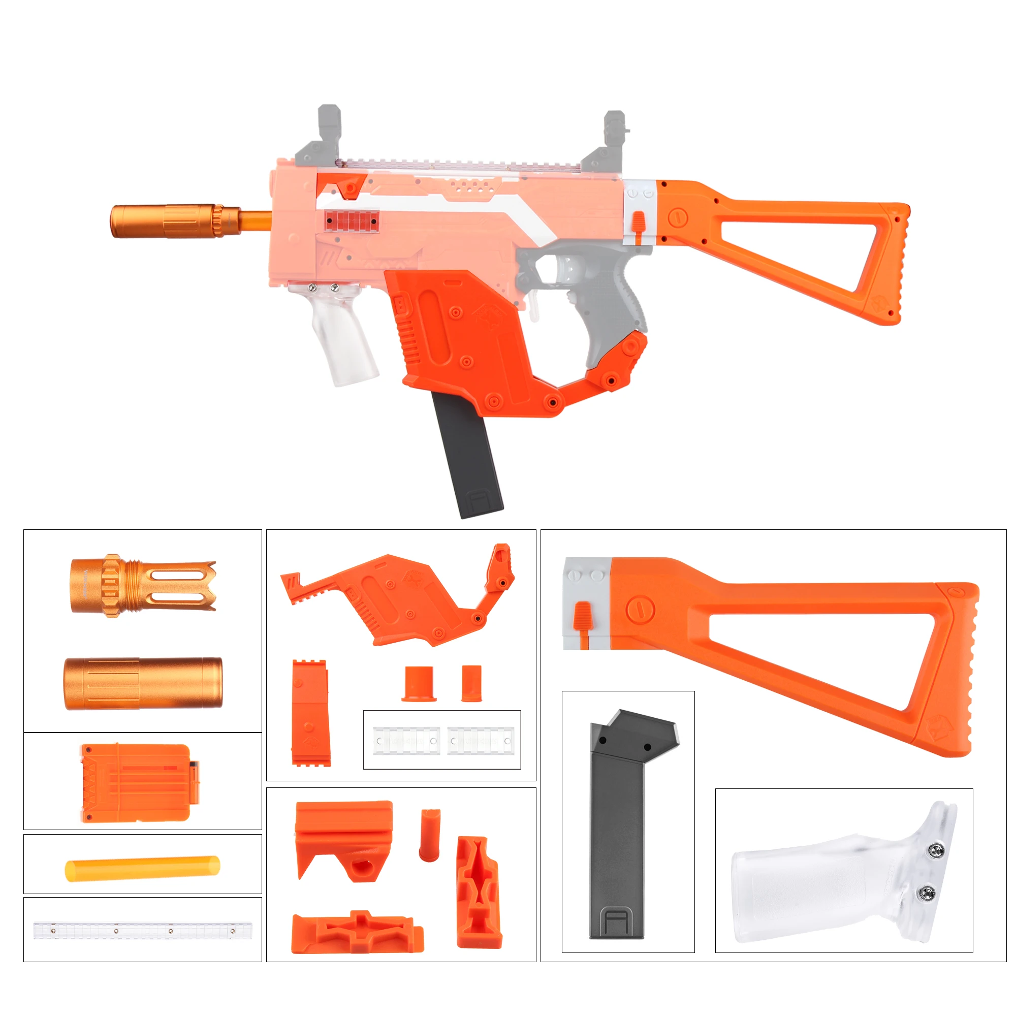 Worker Vector Kit Combo 12 Items Set For Nerf Toy Orange - Buy Toy Gun,Gun Toy,Toy Product Alibaba.com