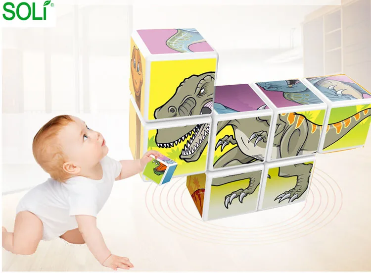 Магнитные блоки, кубики, строительные блоки, игрушки трехмерная головоломка,