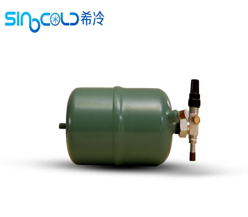 Refrigeration Parts Pressure Vessel Condensing Unit Vertical Liquid Receiver Refrigerant Receiver Reservoir tank