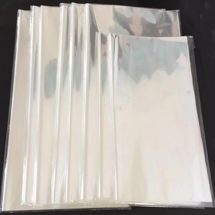 Reel Full Clear Plastic Paper Cellophane Flower Fruit Basket Wrapping Paper Material Clear