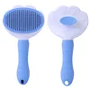 Fine-needle comb cat paw style - blue