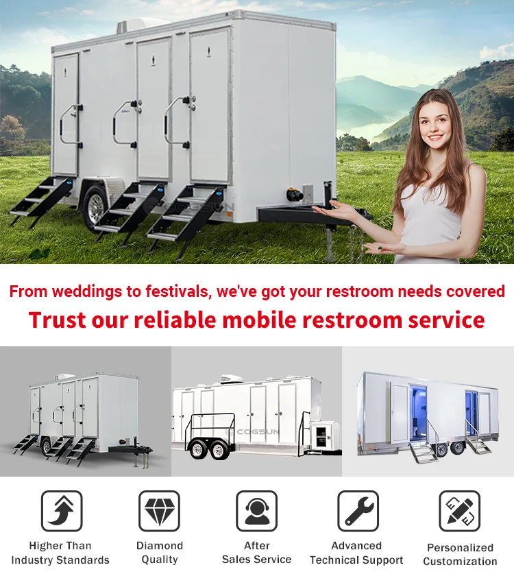 Readymade High Quality Mobile Toilet Portable Toilets Outdoor Camper Porta Potty Portable