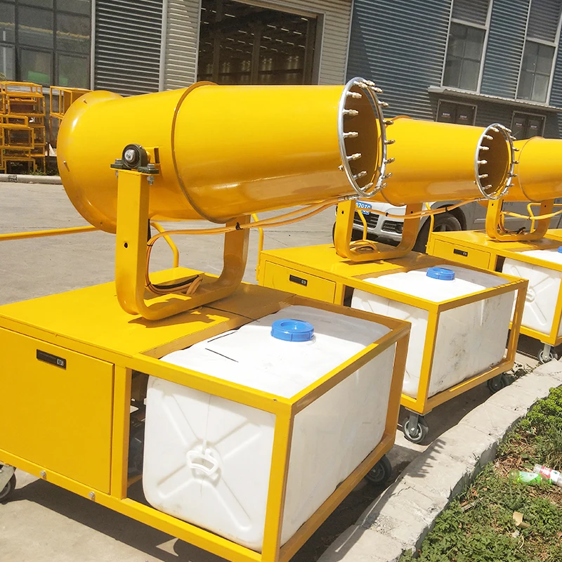60m Mobile Security Fog Cannon Machine Agricultural Mist Blower Sprayer Fog Cannon