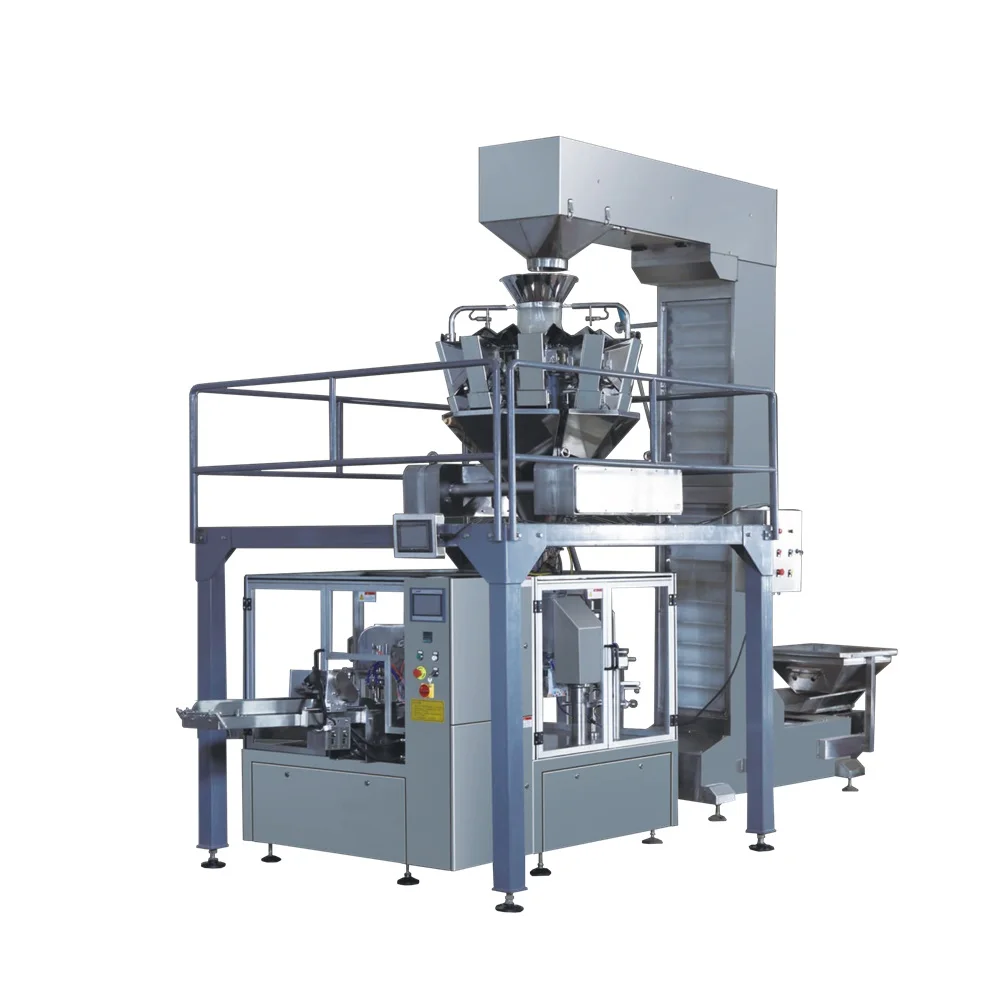 Automatic Durable Pouch Filling Packing Machine for Liquid Powder Grain Flow Snack Chips Made Plastic Paper for Chemical
