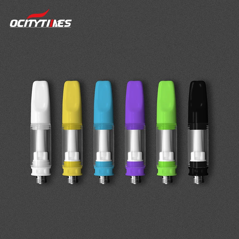 Stable Quality Childproof Mouthpiece 4 Holes Empty 1ml Tank Cbd Cartridge