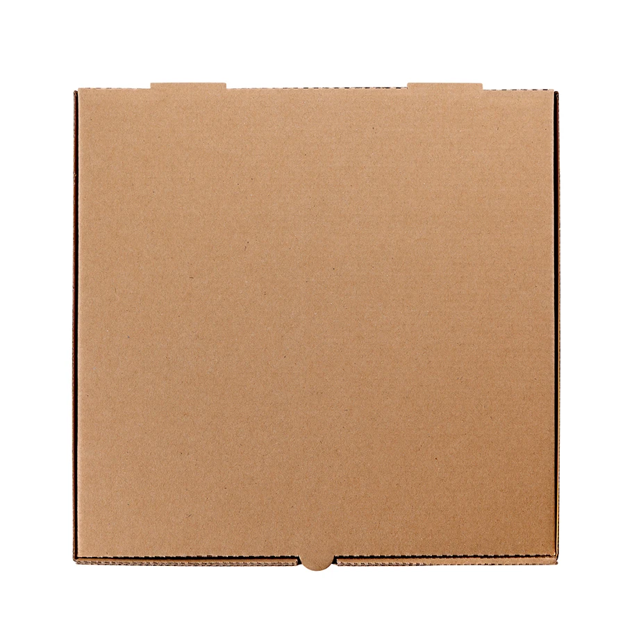 Wholesale Custom Color logo Printing Disposable Kraft Takeaway Cardboard 10/12/14/16 Other Inch White Brown Pizza Box
