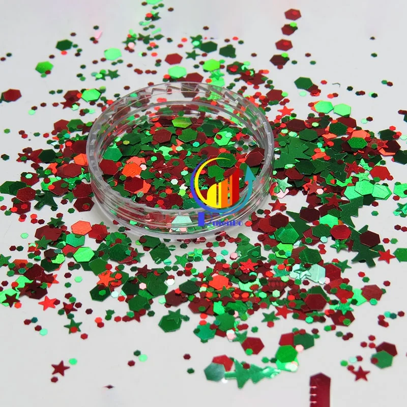 Лидер продаж, цветочные блестки, голографические блестки, переливающиеся блестки, цветы для поделок из смолы, чашка, Рождественское украшение