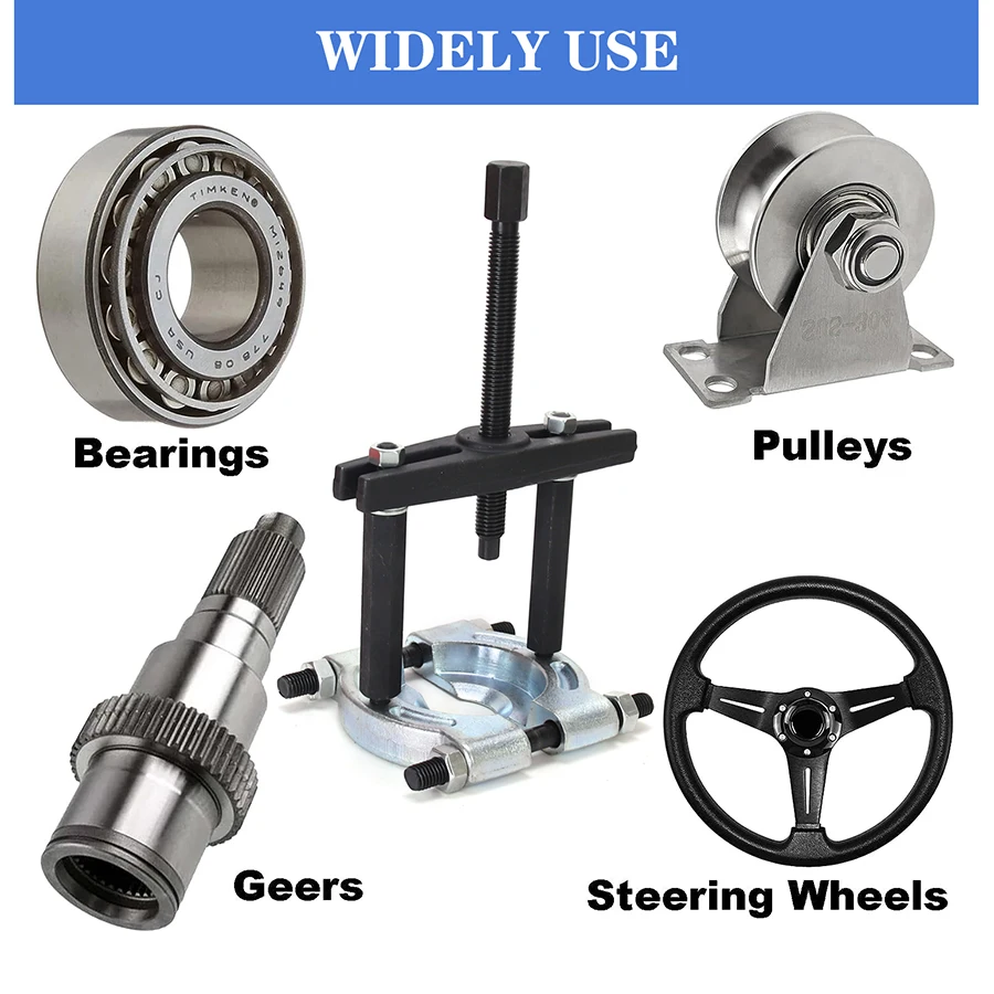 12pcs High Quality Bearing Separator Puller Kit Vehicle Garage Gear