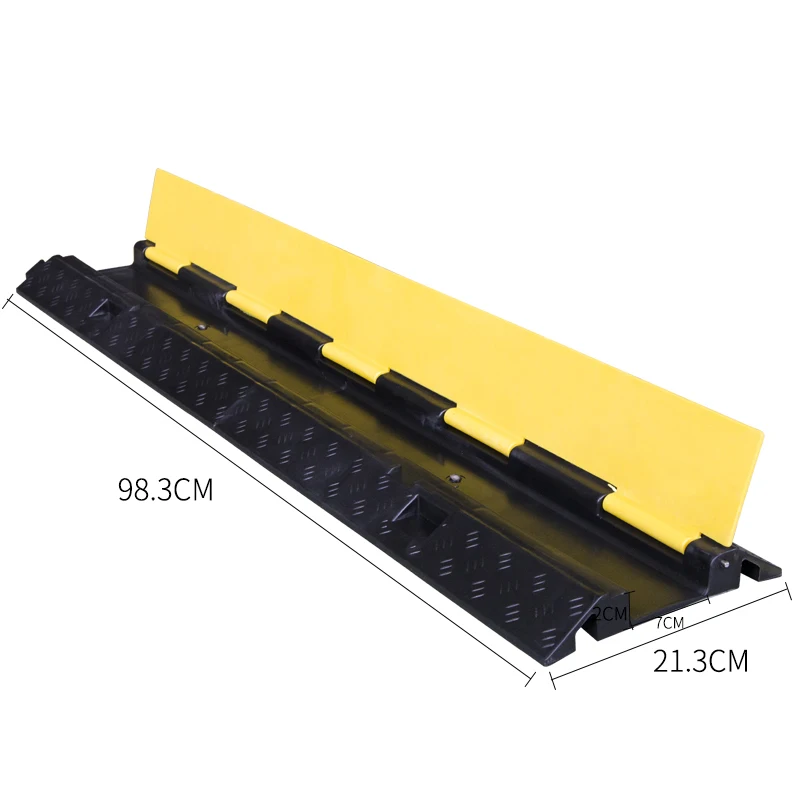 1 Channels Black Plastic Cable Trunking Cable Protector  Cable Tray