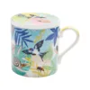 Bone China Lid Cup Spring No Infuser