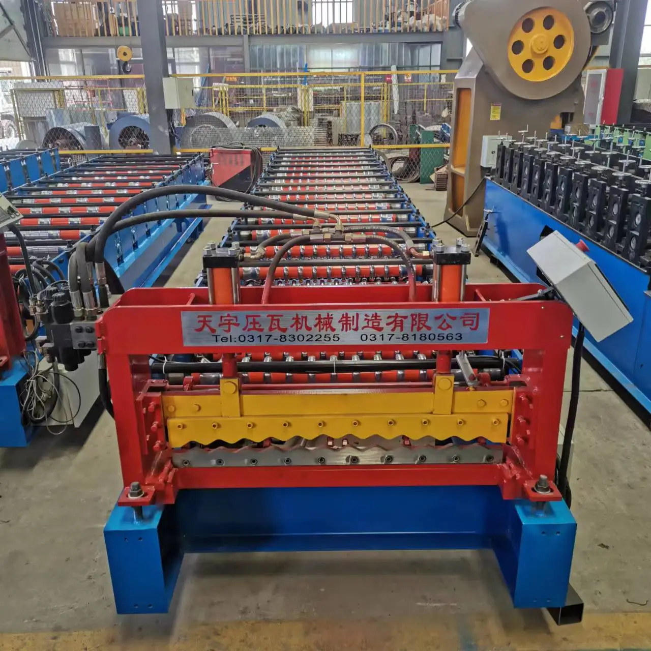 Ty 2023 Hot Sale Automatic Metal Roofing Sheet Molding Machine Roofing