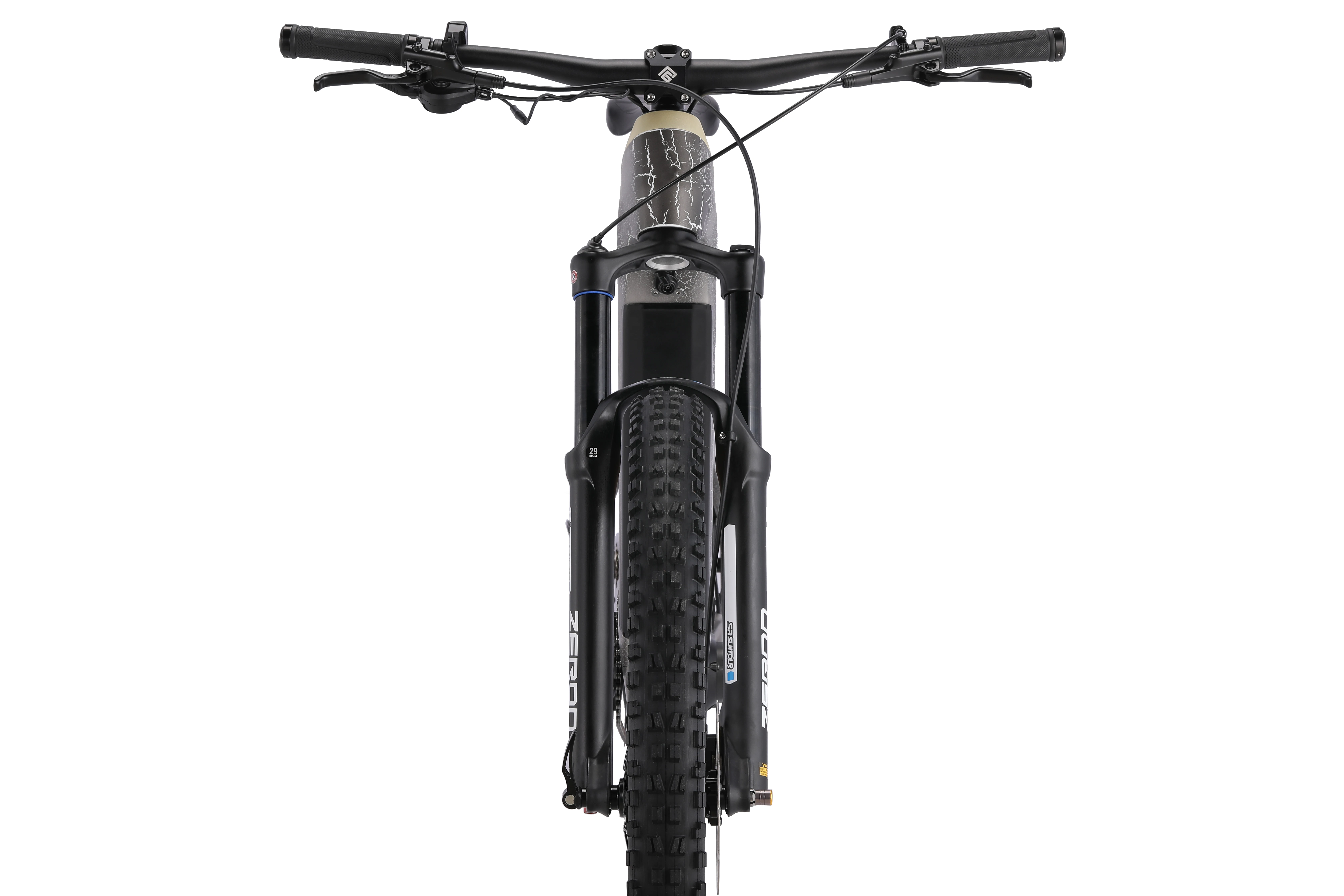 Carbon Fiber Ebike 29 Mtb 350w Bike With Full Suspension 20ah For Mid