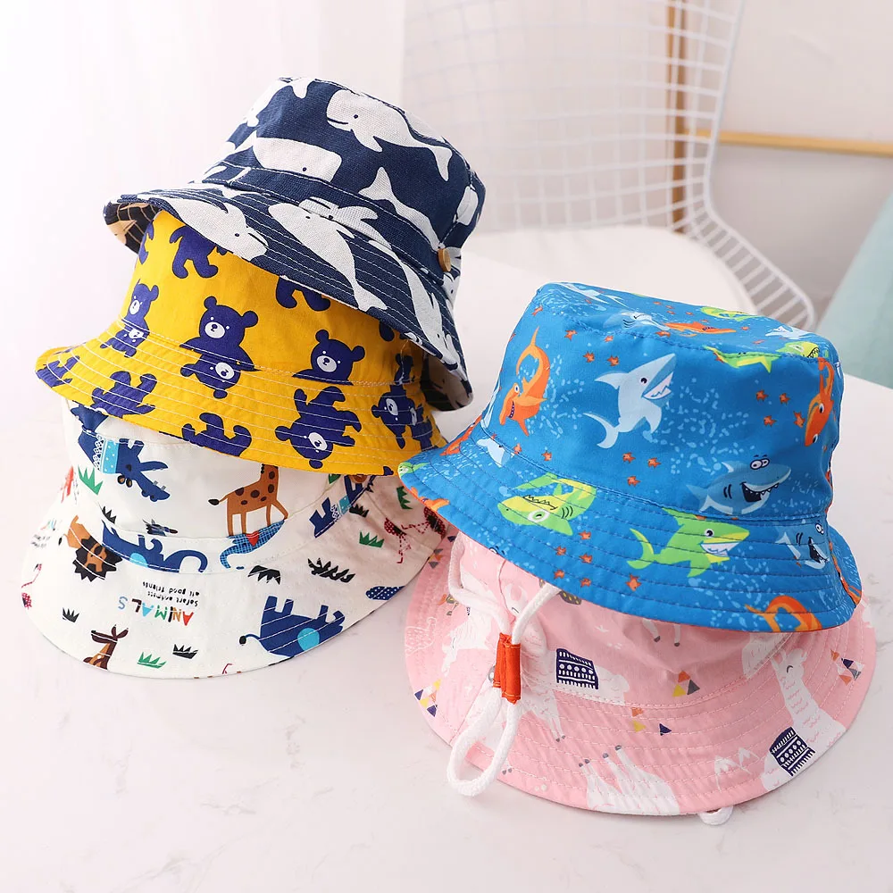 Bucket Hat- Children Blue 2-4yrs