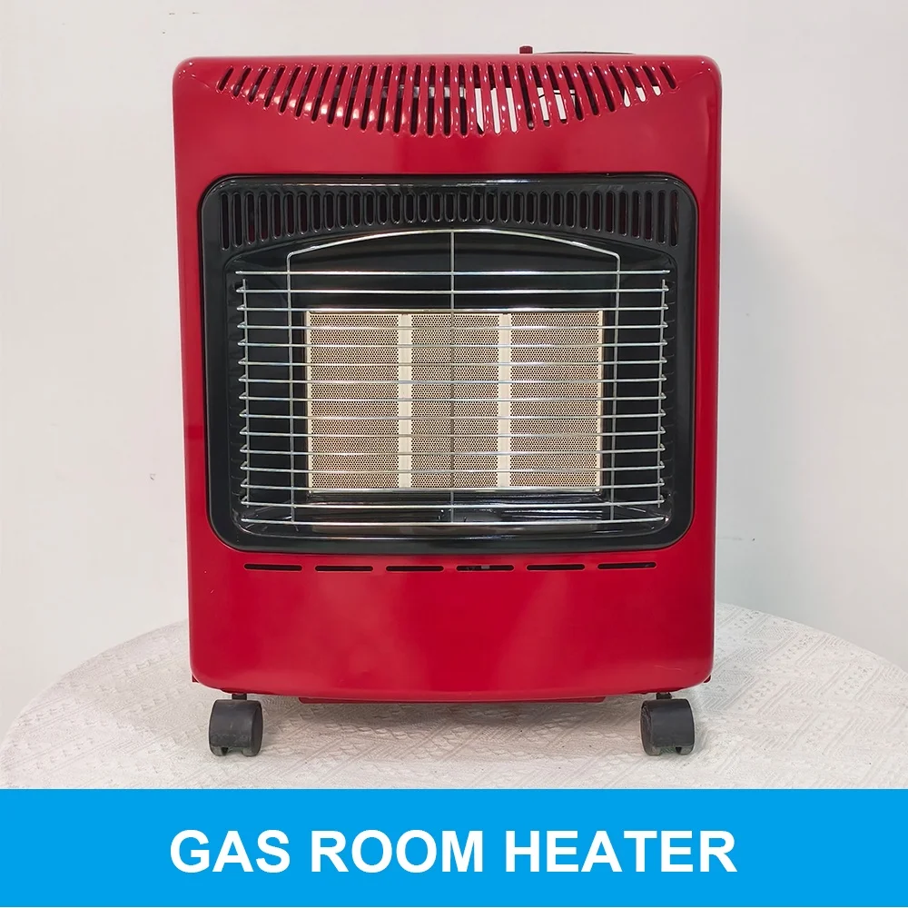 product high quality ce certified indoor mini mobile propane gas heater for home use portable thick protective net for bedroom-3