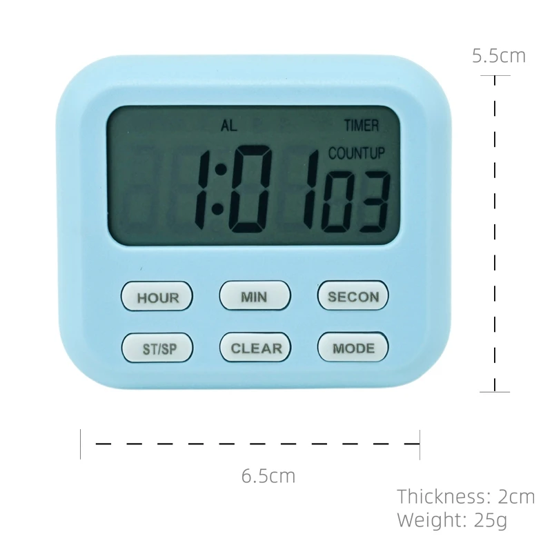 Student Alarm Clock Cute 24-hour Multi-function Timer Mute Time Manager Small Alarm Clock Timer