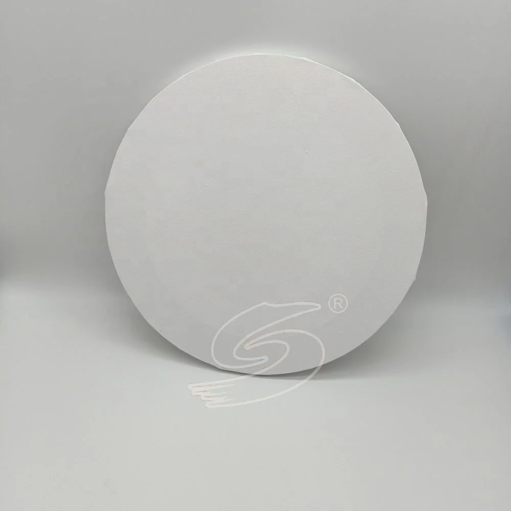 
 Растягивающийся льняной холст круглой формы для красок  