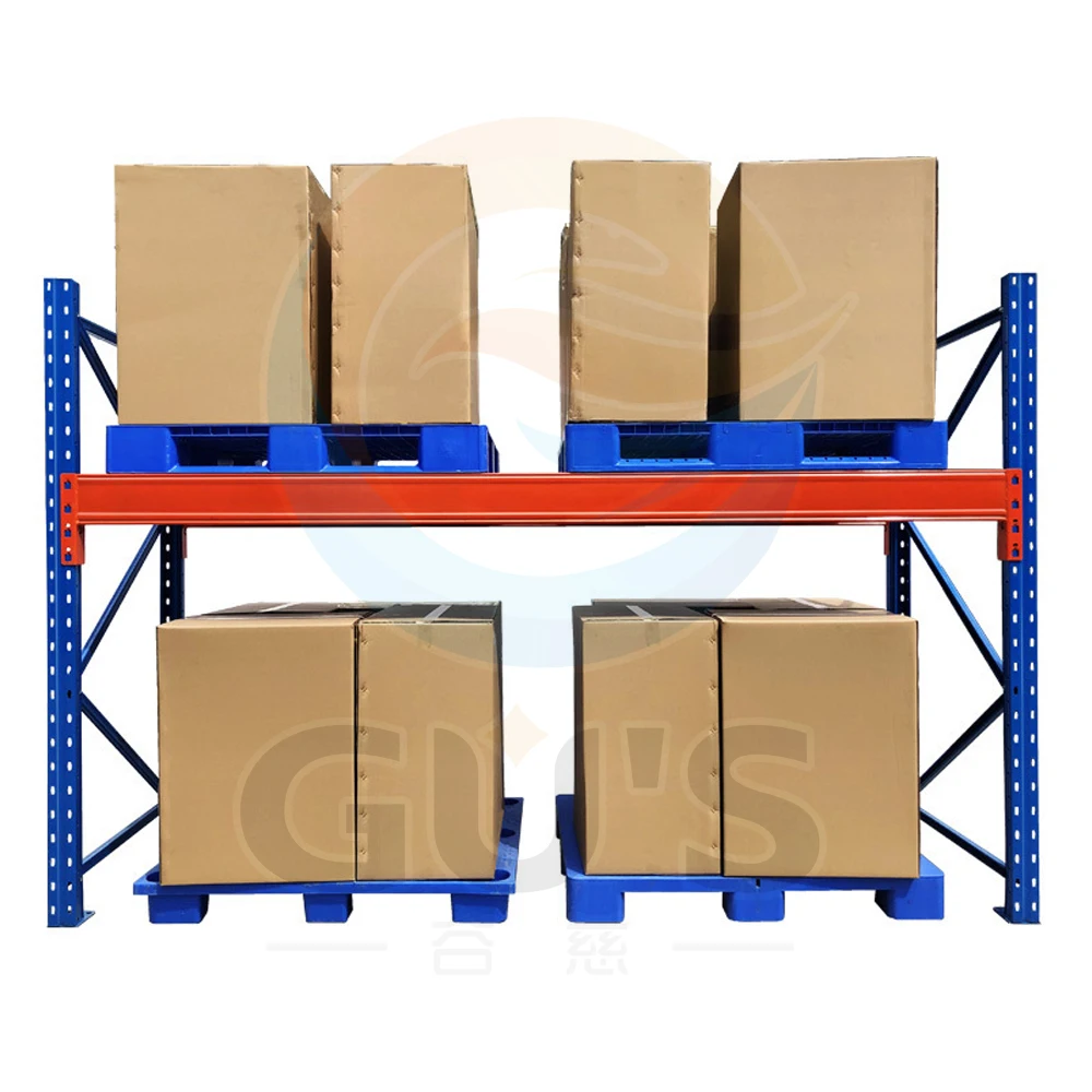頑丈な選択パレットラック倉庫保管棚高荷重容量を備えた耐久性のあるラックシステム