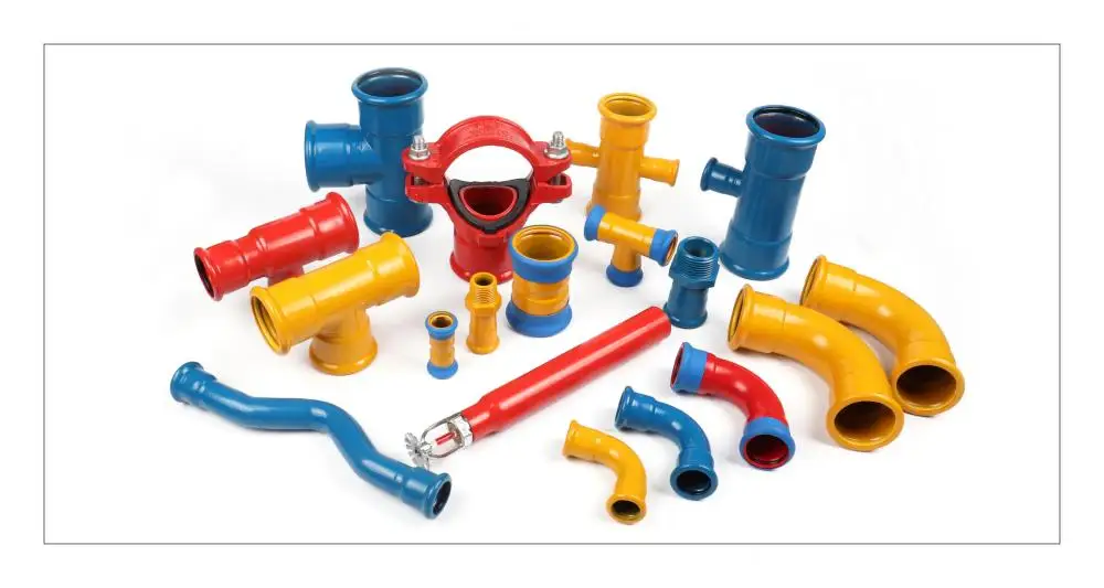 Yellow Gas Pipe Fittings Pipe Compression Fittings Equal Couplings