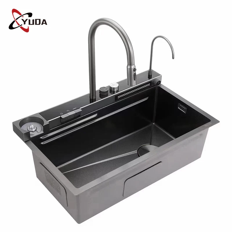 Multifunctional Waterfall Kitchen Sink