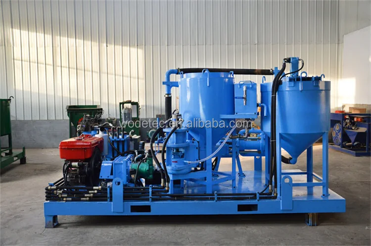 Mixer Volume 250l Diesel Engine Jet Grout Injection Plant For Terrg ...