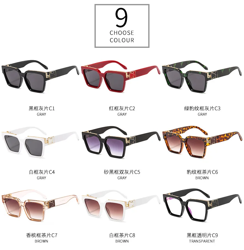Wholesale millionaire sunglasses women men 2022 uv400 high quality brand  designer steampunk rectangle sun glasses quay oculos de sol From  m.