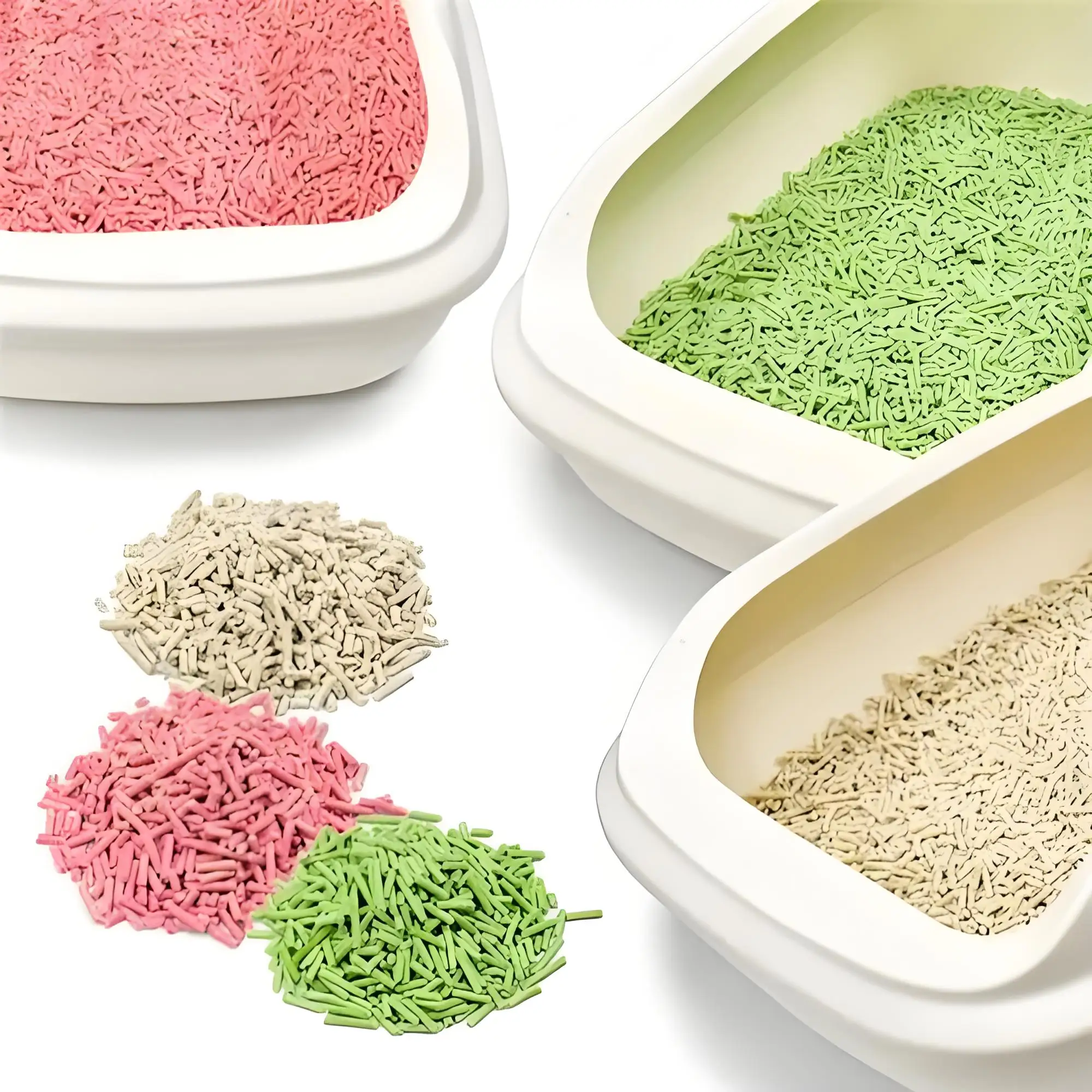 Chinese Factory Direct Wholesale Custom Logo Strong Odor Control Natural Plant Tofu Cat Litter