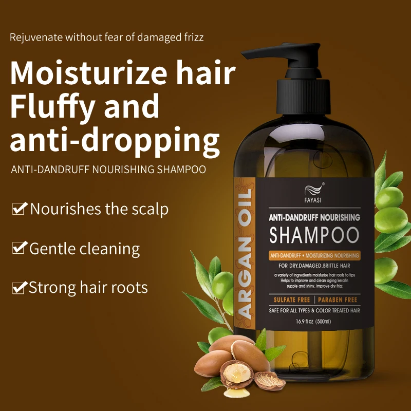 good quality professional anti-dandruff shampoo argan oil with