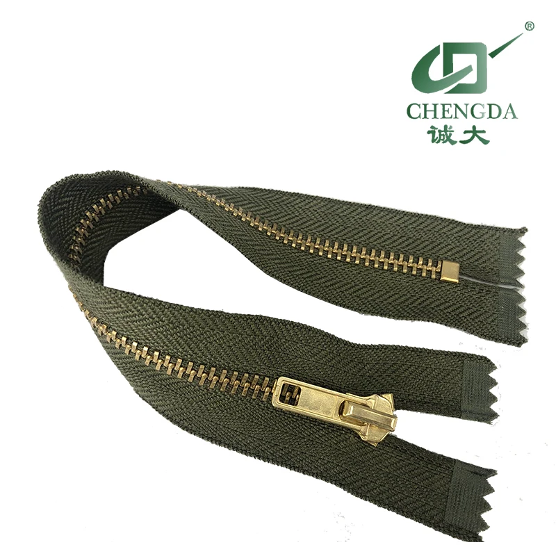 CHENGDA Metal Zipper Shiny, Sustainable, and Versatile